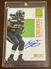 2017 Panini Encased Eddie Lacy Auto #d 04/49 Seahawks RS-ELC
