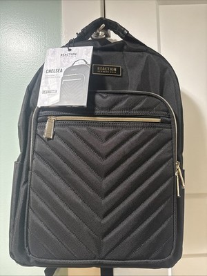 Women's Chelsea Chevron 15'' Laptop and Backpack, Black