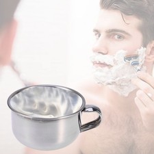 Shaving Bowl with Handle Shaving Brush Mug Bowl Barber Beard Soap Cup
