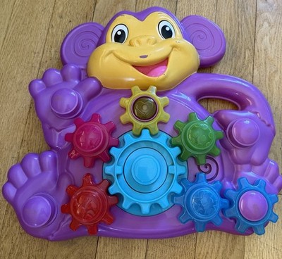 Playskool Stack and Spin Monkey Gears with Light, Movement,  And Sounds