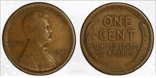 1909-S Lincoln Wheat Cent Penny, Highly Collectible, Scarce This Nice Key Date!