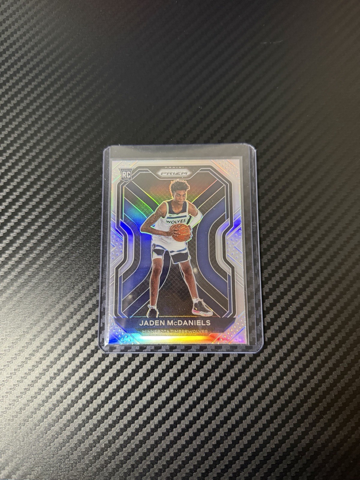 2020-21 Panini Prizm Jaden McDaniels #277 Silver Prizm