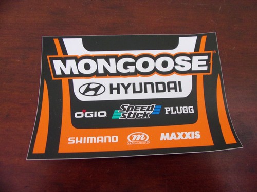 Mongoose Souvenir Advertising Sticker BMX