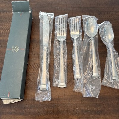 Lenox Eternal Frosted Flatware Place Setting NEW