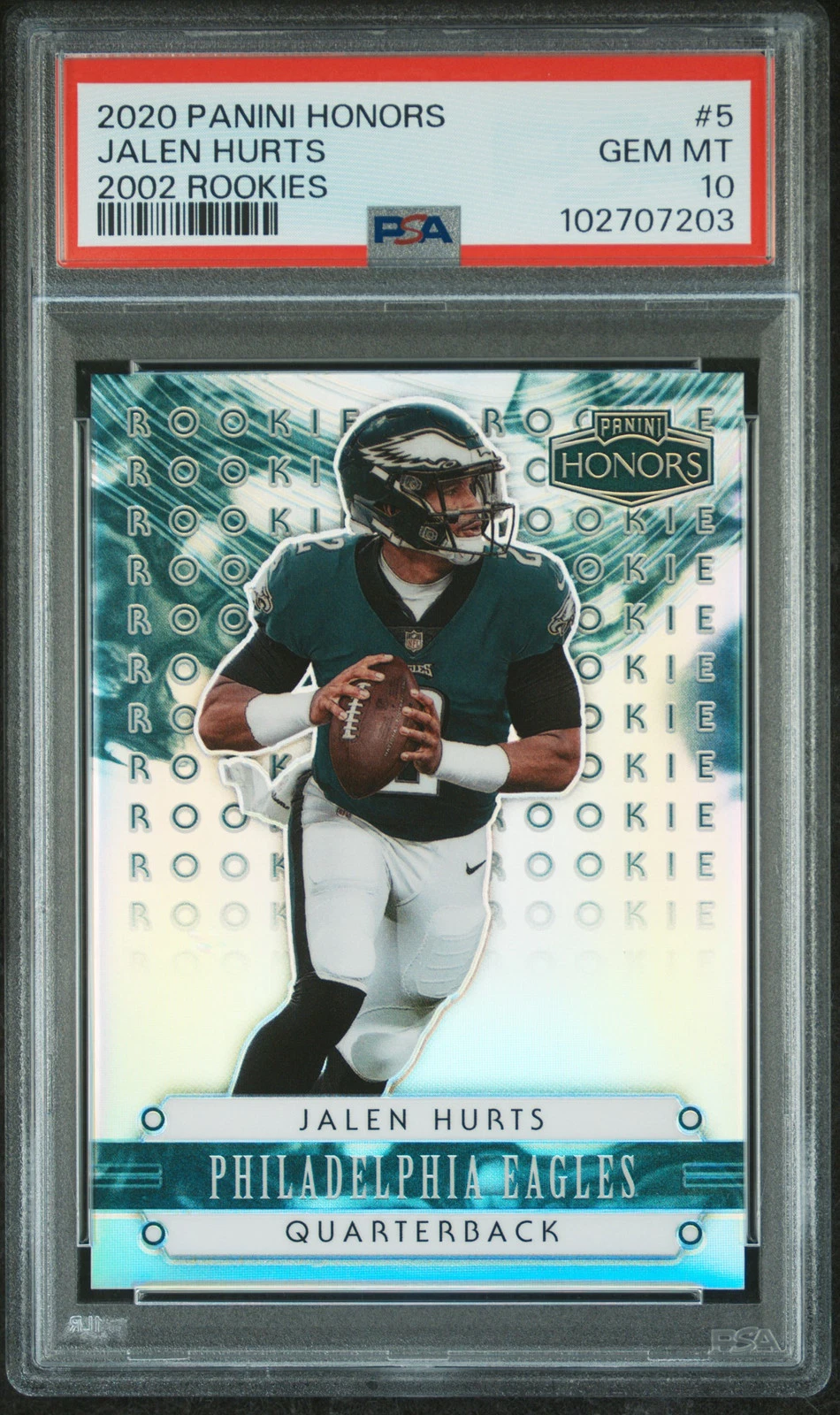 Jalen Hurts Panini Honors 2002 Rookies #5 Base