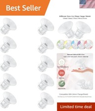 BPA-Free Flange Insert Set for Multiple Breast Pump Models - 5 Sizes Included