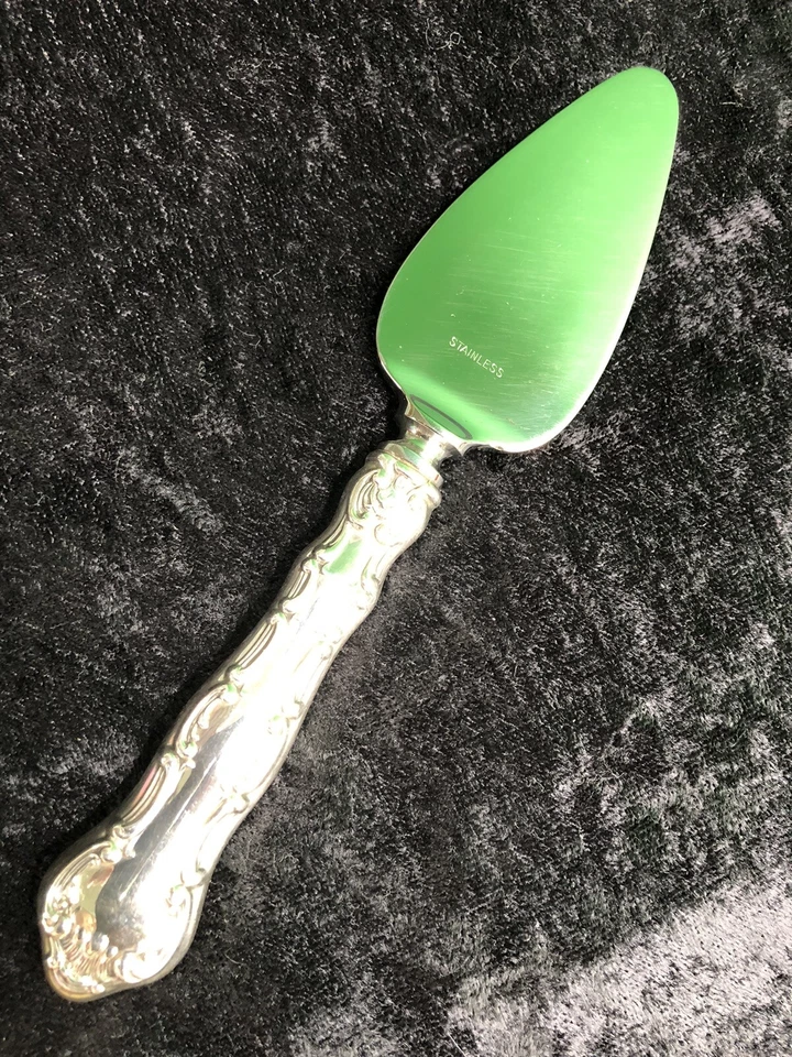 "Servidor de queso pastel pastel con mango de plata esterlina Gorham ESTRASBURGO 6,5""" Foto 4 de 4