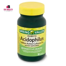 Spring Valley Probiotic Acidophilus Lactobacillus Digestive Dietary Supplement