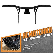 Highway Footpeg Front Engine Guard Crash Bar For Harley Road Tri Glide CVO 09-13