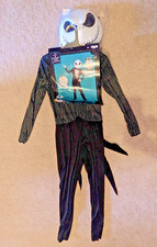 Nightmare Before Christmas Jack Skellington Costume Child Boy size LARGE 10-12