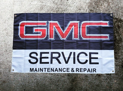 GMC Service Flag (3x5 ft) Car Mechanic Maintenance & Repair | eBay