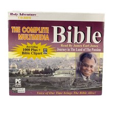 The Complete Multimedia Bible Read By James Earl Jones • PC CD-ROM • Windows/MAC