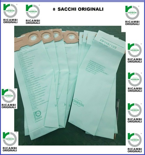 sacchetti sacchi vk120 vk121 vk122 ORIGINALI VORWERK FOLLETTO SIGILLATI  NUOVI | eBay