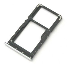 OEM XIAOMI REDMI NOTE 7 M1901F7G REPLACEMENT SILVER MICRO SD SIM CARD TRAY