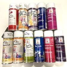 Design Master Spray Paint 12 Ounce Cans Blue Marlin Preowned Color tool Lot 11