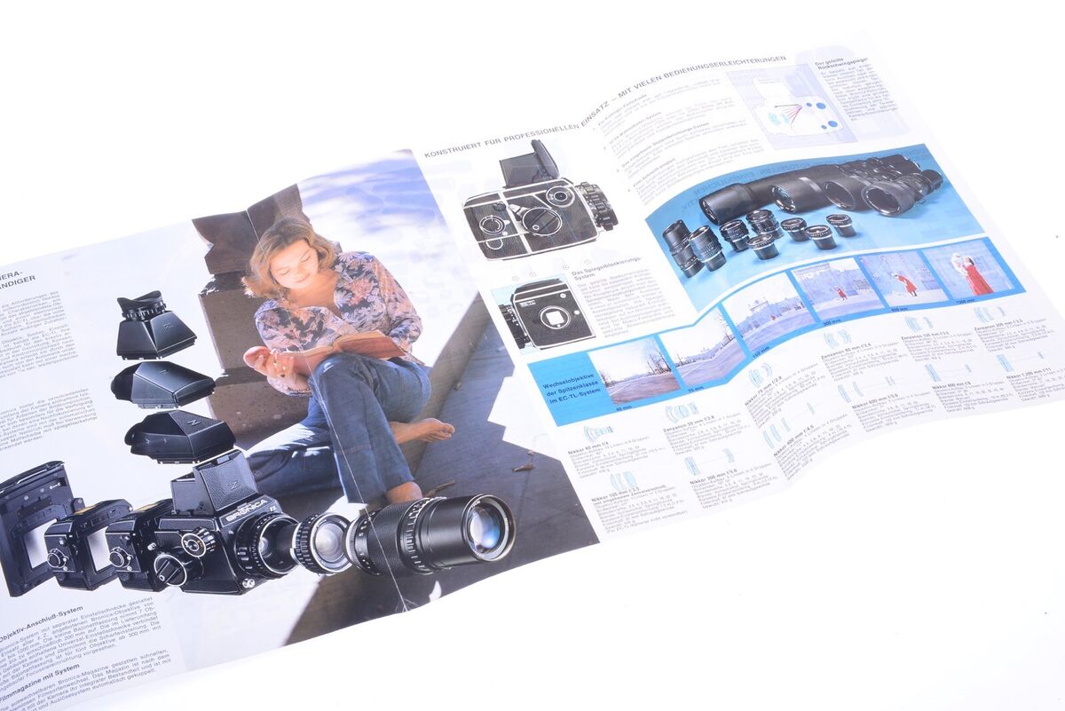 ✓ ZENZA BRONICA EC-TL FILM CAMERA ORIGINAL PRODUCT GUIDE ✓ ZENZA BRONICA EC-TL FILM CAMERA ORIGINAL PRODUCT GUIDE