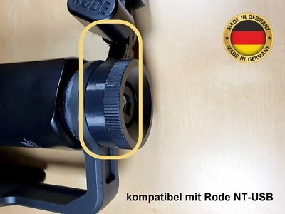 MARKENLOS Halter Halterung | extra VERSTÄRKT | für RODE NT-USB Mikrofon ||neue Version||