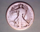 1916-D WALKING LIBERTY "SILVER" HALF DOLLAR~A/G ~ 827-4