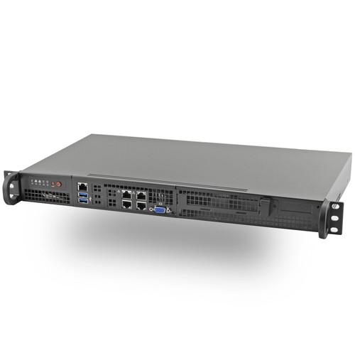Montaje en rack frontal 1U Supermicro 5018D-FN4T Xeon D 8 núcleos, doble 10 GbE, 16 GB, 256 G M.2 - Imagen 2 de 3
