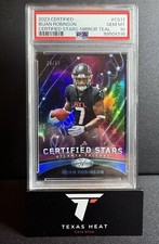 2023 Certified Bijan Robinson Certified Stars - Mirror Teal (RC) 24/50