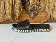 Kate Spade Women Black Slippers sz 8 M