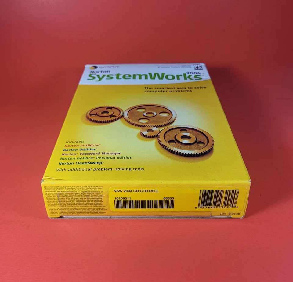 Norton SystemWorks 2004 Vintage  Software CD and Manual (New Sealed) - Image 3 of 4