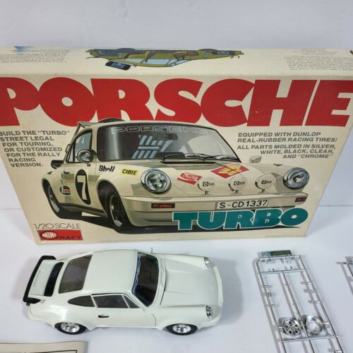 Vintage Porsche Turbo Mini Craft Model Car Kit 1/20 Scale Used READ - Picture 2 of 10