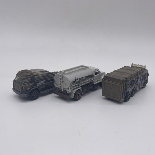 Matchbox Lot Of 3 Jurassic Park Cars 1/64 Scale Die Cast Loose - Picture 4 of 6