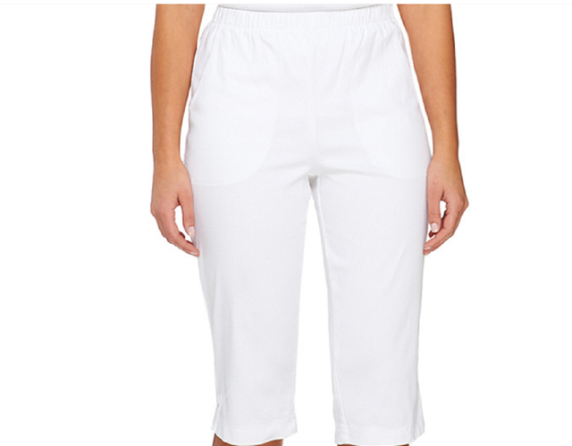 White Skinny Pedal Pushers - Just $7