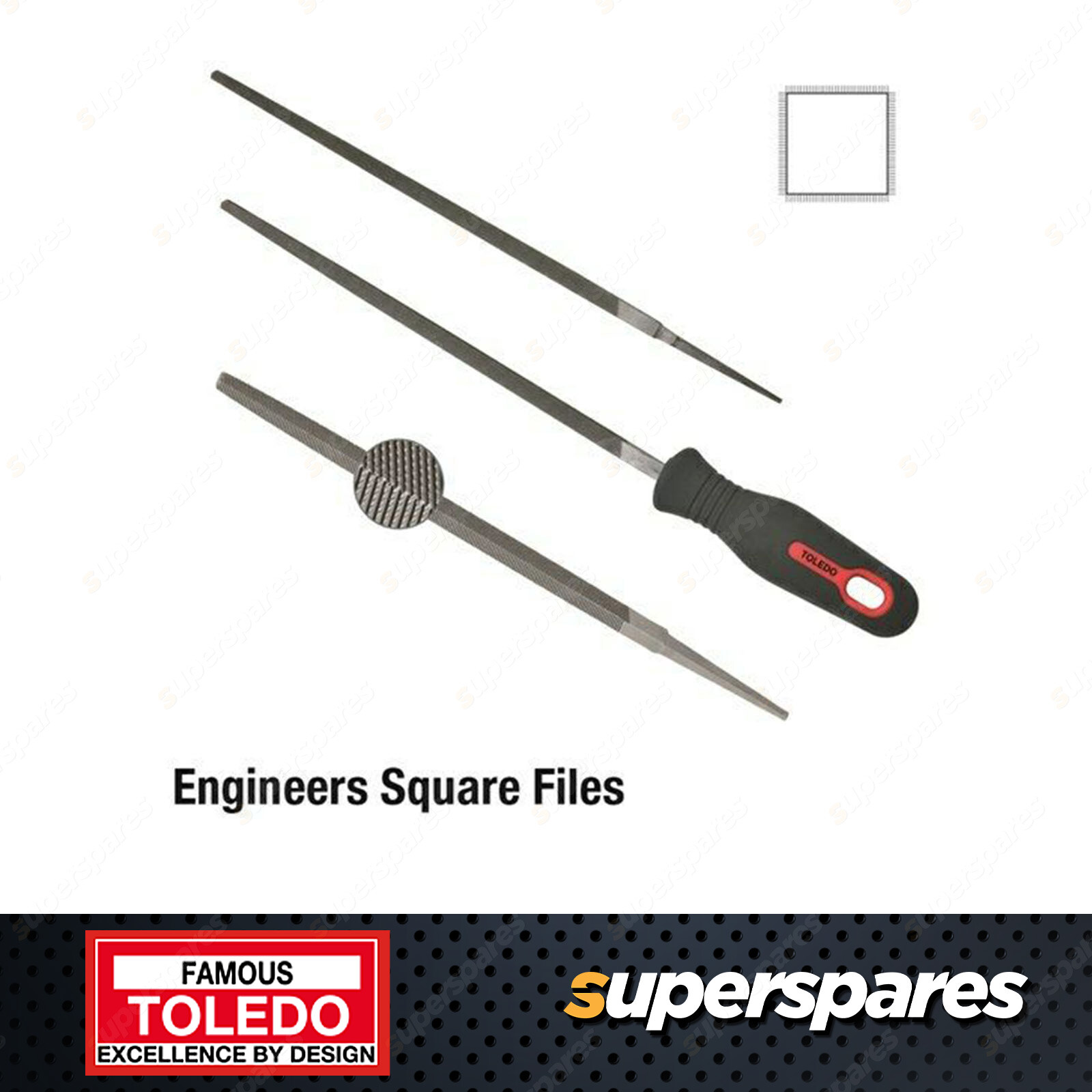 Toledo File Merchandiser Option 1 - 250mm Inc round half round flat ...