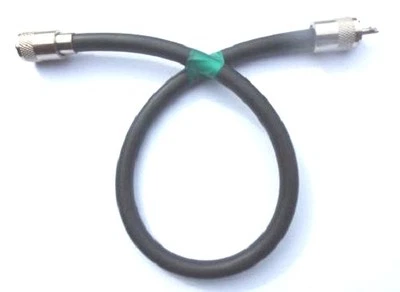 RG213 Coax High Power Low Loss Patch lead Fitted PL259 Connectors 0.5 Meter 19"
