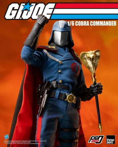 NEW Threezero 3Z03150W0 1/6 G.I. Joe Cobra Commander 12" Action Figure Toy - Picture 10 of 16
