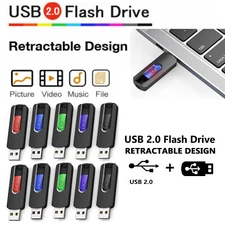 5 Pack 1GB-64GB USB Flash Drive Memory Pen Sticks Storage Blank Media ThumbDrive