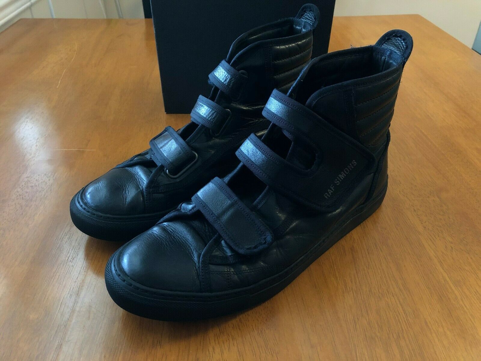 100% Authentic RAF SIMONS Adjustable High Sneaker… - image 1