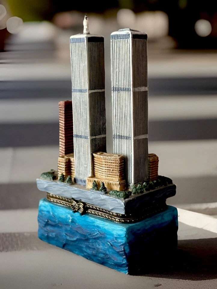 世界贸易中心铰链盒 - 纽约纪念品 - 双子塔 — 第 2/4 张图片