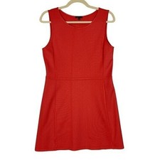Theory Coral Sleeveless Fit Flare Daniko Pryor Dress USA Made Size Large Career