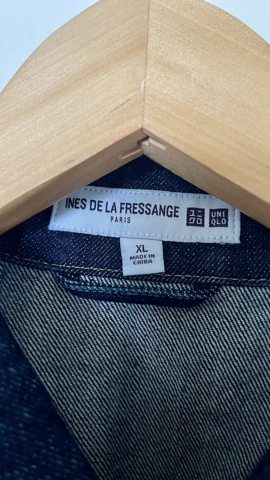 Ines De La Fressange Paris Blue Denim Utility Jacket Size XL Unisex NWOT - Image 4 of 4