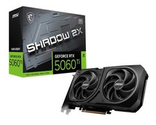 MSI GeForce RTX 5060 Ti 16G SHADOW 2X OC PLUS video card PCI E Gen 5 x16 28 Gbps