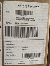 New Unopened Box IQ6-60-2-US ENPHASE Micro Inverter Kit