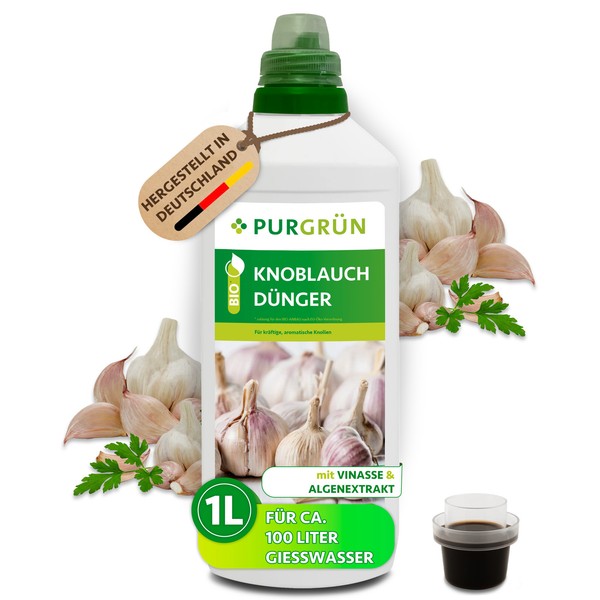 PurgrüN Bio Knoblauch DüNger, Npk 4+1+7, Algenextrakt, 1 Liter-image