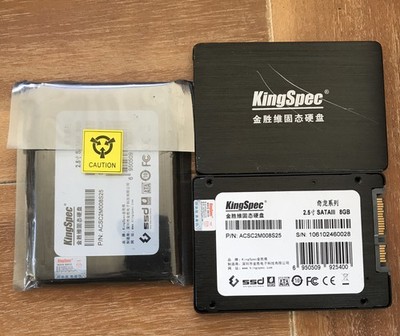 KingSpec SSD 2.5 8G SATA 3 III SSD