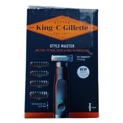King C. Gillette Style Master Barttrimmer für Männer mit CenterCut Technologie, 