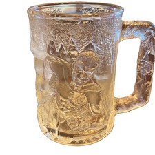 Vintage Batman Forever Robin Clear Glass Mug w/ Handle