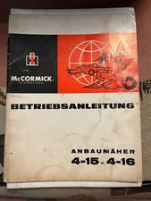 Orig. Betriebsanleitung IHC International Anbaumäher 4-15 und 4-16