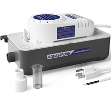✅ Aquastrong 1/38 HP 85 GPH HVAC Condensate Pump, 115V/230V, Automatic Safety ✅