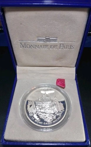Monnaie De Paris Mont St. Michel 22.2 gram .900 Proof Silver Coin #7,403/10,000