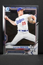 2021 Topps Bowman Chrome - Clayton Beeter #BCP-16 Dodgers