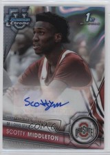 2023 Bowman U Chrome Prospect Lava Refractor 58/199 Scotty Middleton Auto 13fz
