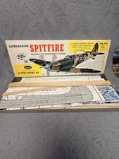 VINTAGE GUILLOW'S SUPERMARINE SPITFIRE WW 2 FIGHTER KIT# 403 NEW OPEN BOX