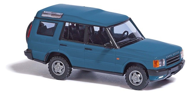 Busch 51904 - 1/87 / H0 Land Rover Discovery Blue - New